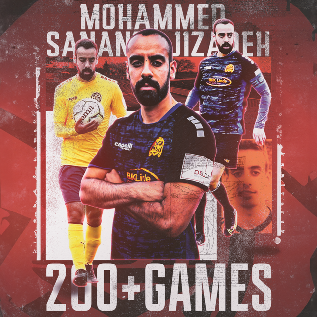 Mohammed Sanandajizadeh für über 200 Spiele ausgezeichnet